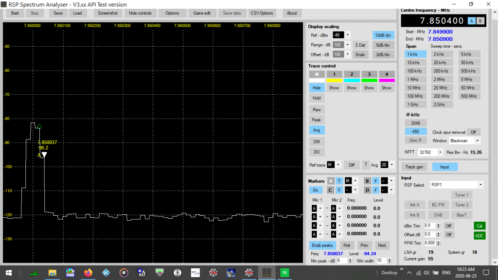 Spectrum analyser software SDRplay Users Independent forum